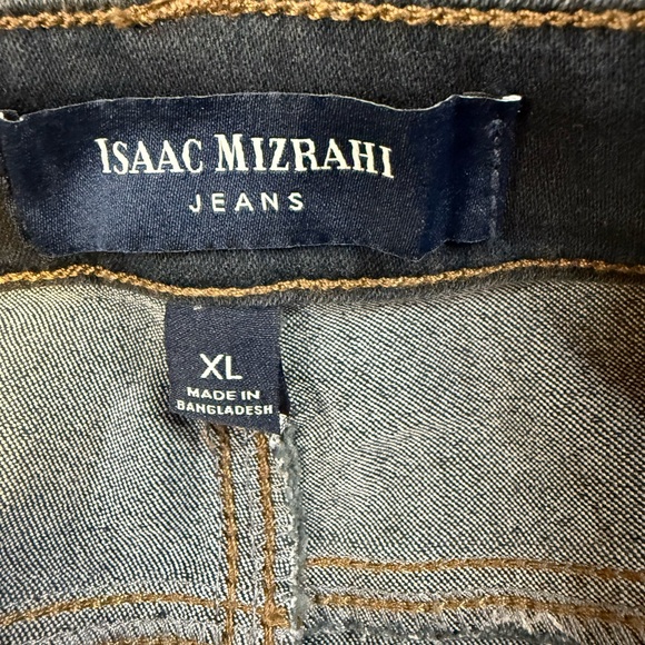 Isaac Mizrahi Jeans XL High Rise Pull On Jeggings Dark Wash Skinny Stretch NWT - Picture 9 of 9